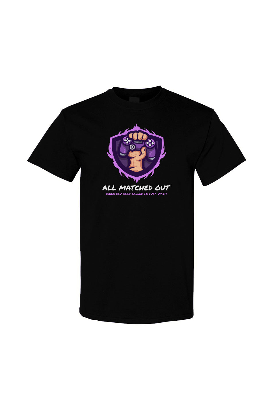 Gamerby42 Accent Purple Cotton T Shirt