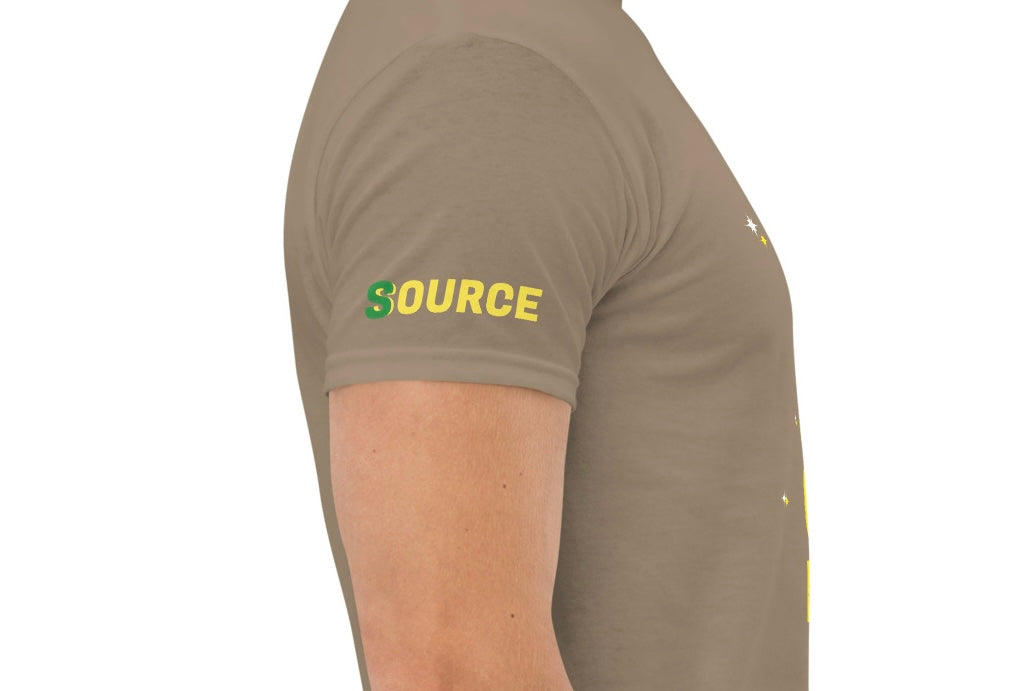 SOURCE Life and Strength Accent Yellow/Green T-Shirt