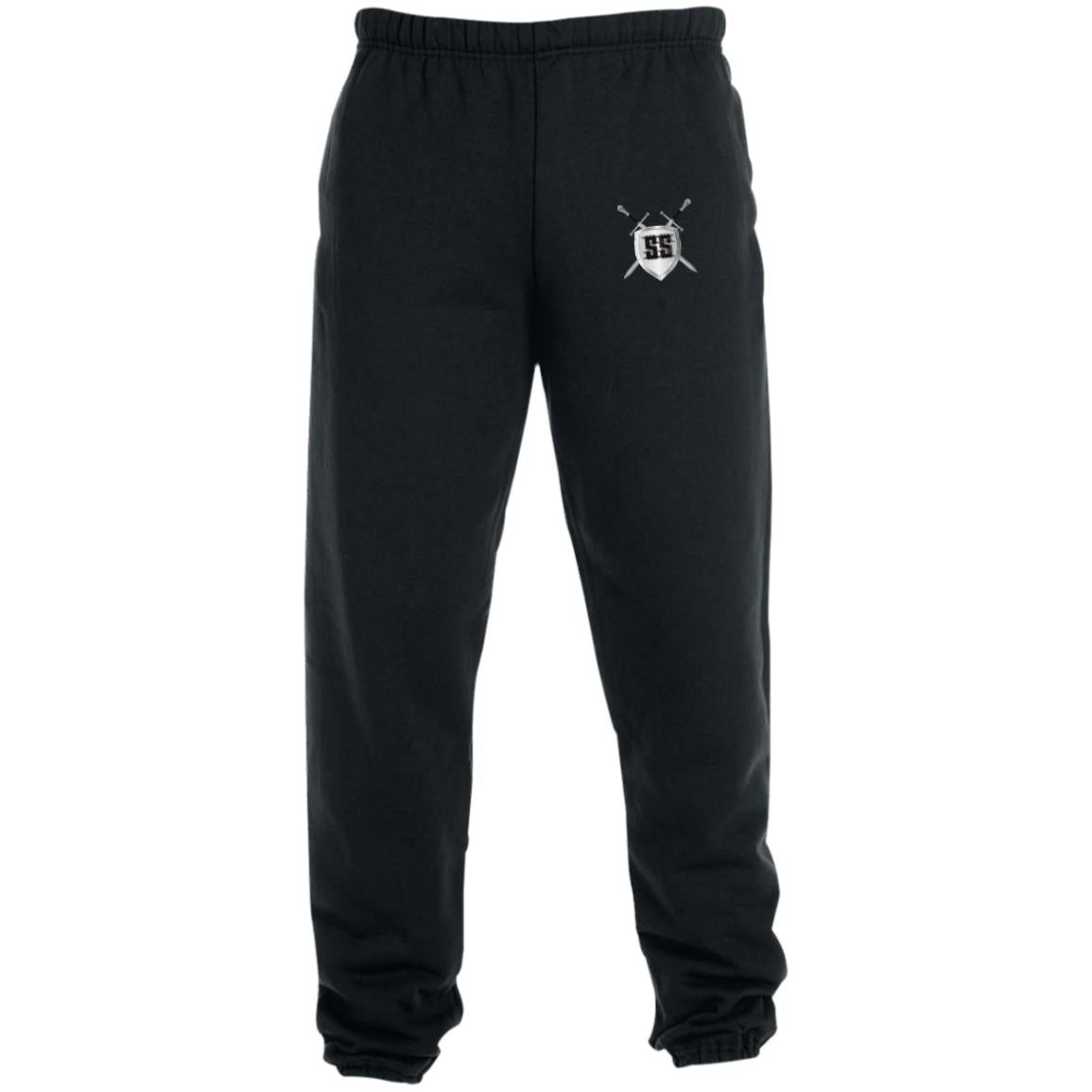 (SS) Bottoms Sweatpants with Pockets Accent Black/White