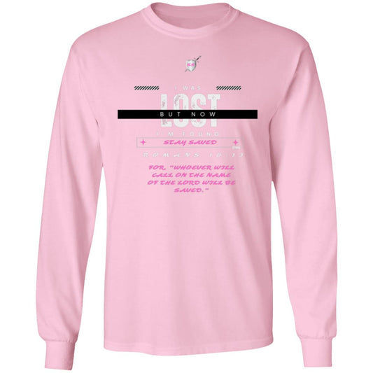 Lost n Found by42dpd Pink Long Sleeve Tee