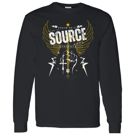 SOURCE Life and Strength Accent Yellow by42DPD LS T-Shirt