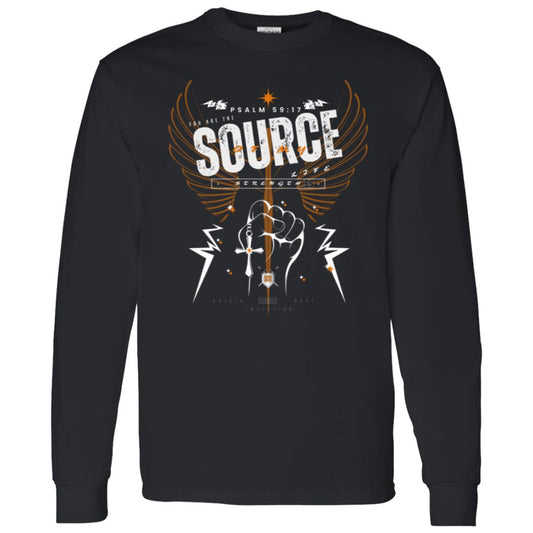 SOURCE Life and Strength Accent Orange by42DPD LS T-Shirt