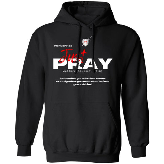 No worries Just PRAY by42dpd Red letter edition Pullover Hoodie