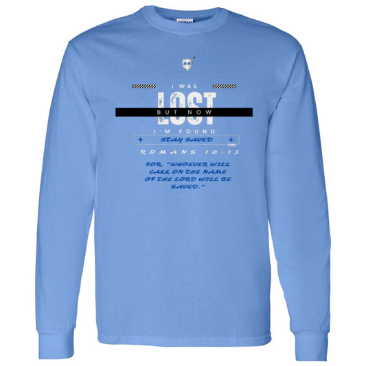 Lost n Found by42dpd Blue Long Sleeve Tee