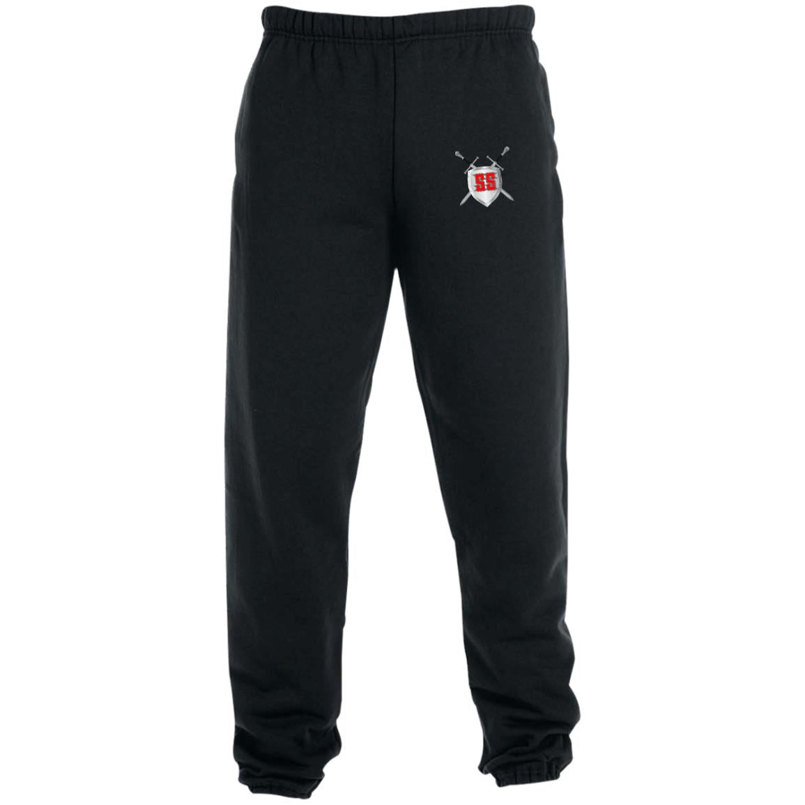 (SS) Bottoms Sweatpants with Pockets Accent Red