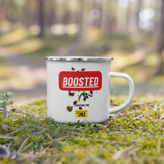 BOOSTED Accent Red Camper Enamel Mug