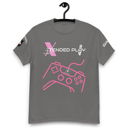 Xtended Play Day Accent Pink Gaming Tee - Black