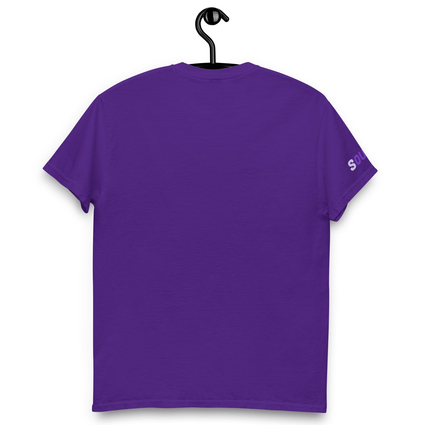 SOURCE Life and Strength Typography Accent Purple Tee