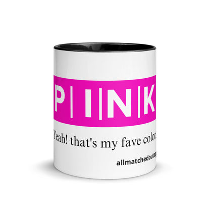 Pink Mug with Color Inside