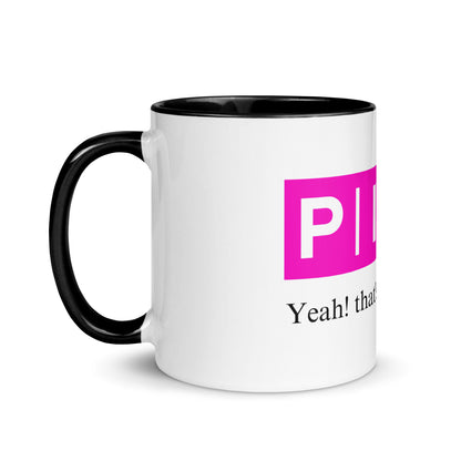 Pink Mug with Color Inside