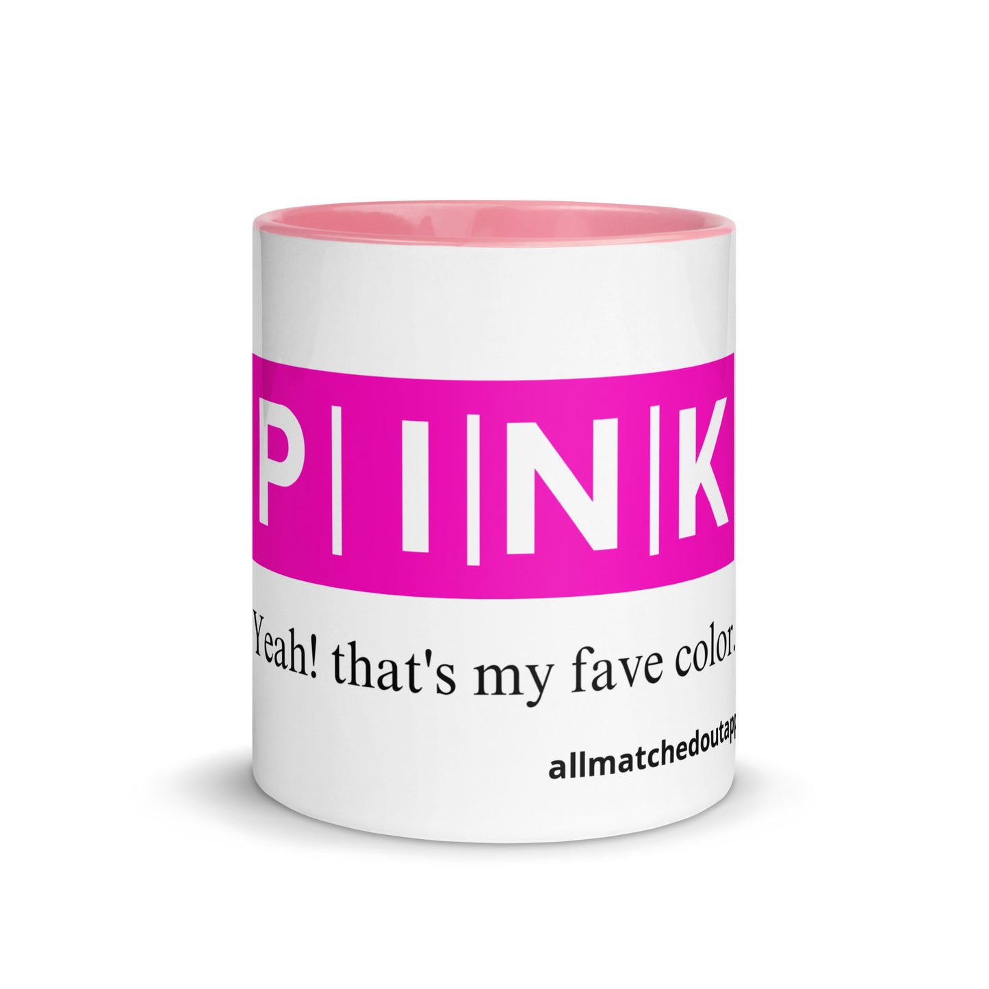 Pink Mug with Color Inside