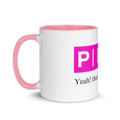 Pink Mug with Color Inside