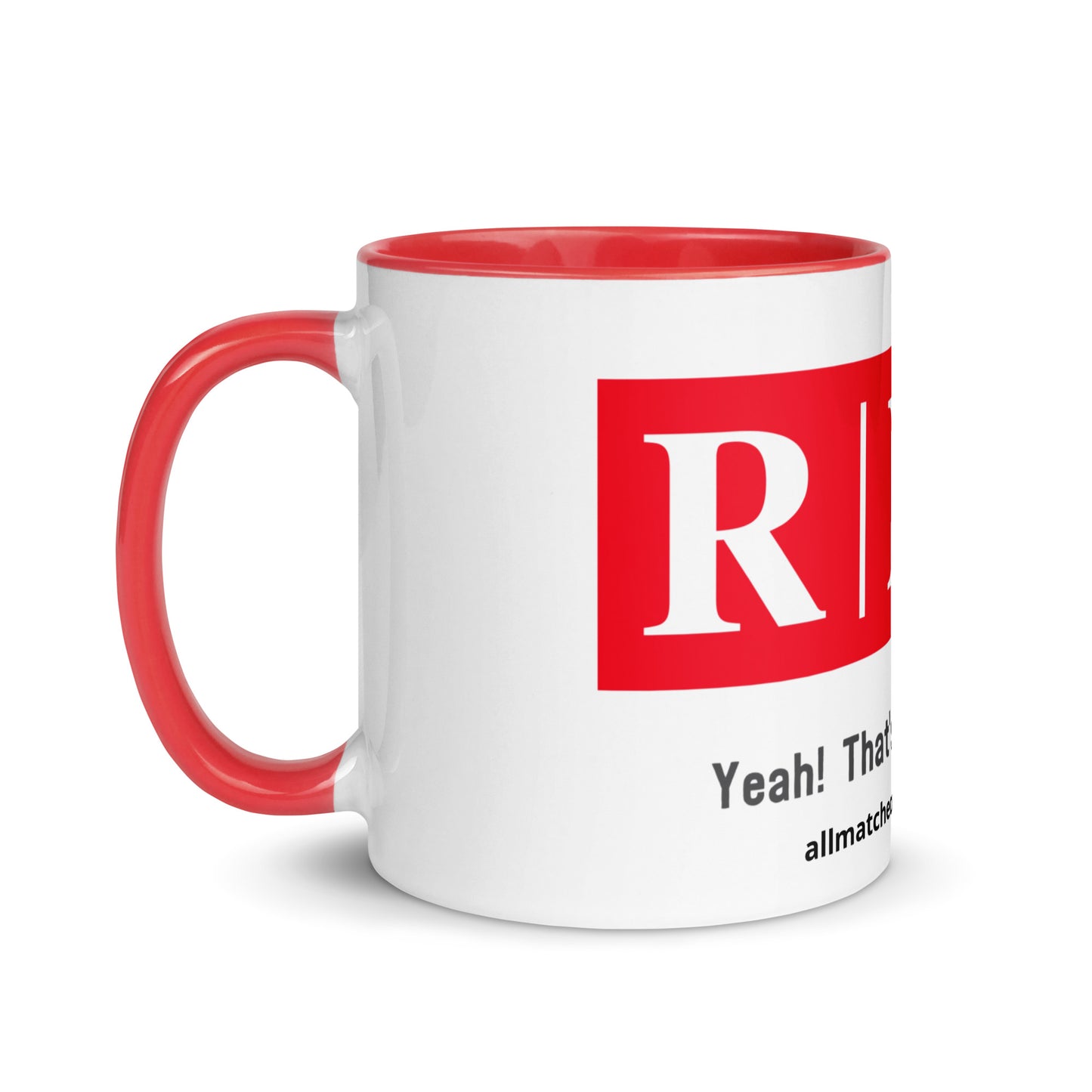 Red Mug with Color Inside