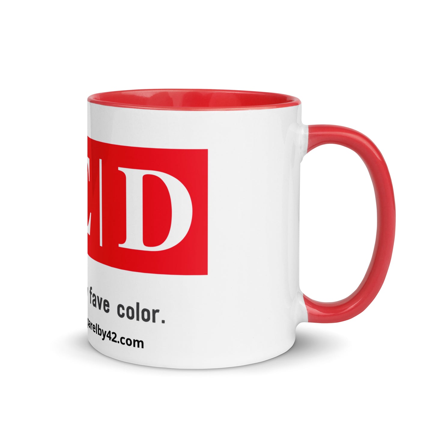 Red Mug with Color Inside